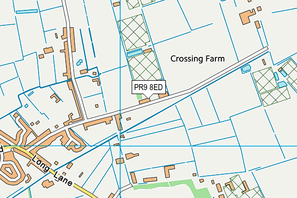 PR9 8ED map - OS VectorMap District (Ordnance Survey)