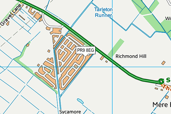 PR9 8EG map - OS VectorMap District (Ordnance Survey)