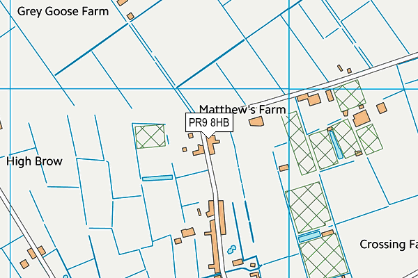 Map of CHERRY TREE FARM LTD at district scale