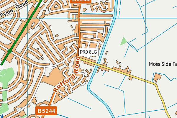 PR9 8LG map - OS VectorMap District (Ordnance Survey)