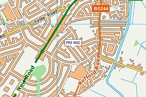 PR9 8ND map - OS VectorMap District (Ordnance Survey)