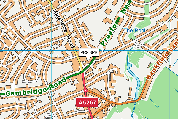 PR9 8PB map - OS VectorMap District (Ordnance Survey)