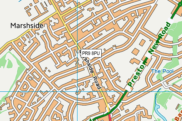 PR9 8PU map - OS VectorMap District (Ordnance Survey)