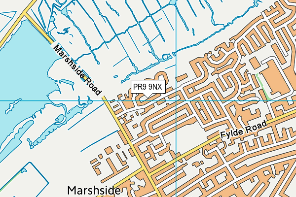 PR9 9NX map - OS VectorMap District (Ordnance Survey)