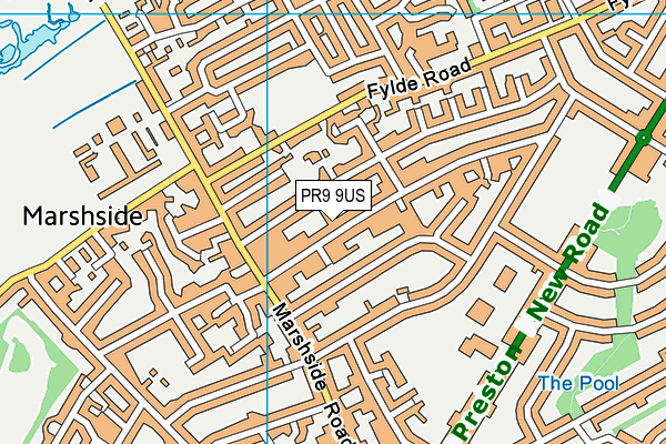 PR9 9US map - OS VectorMap District (Ordnance Survey)