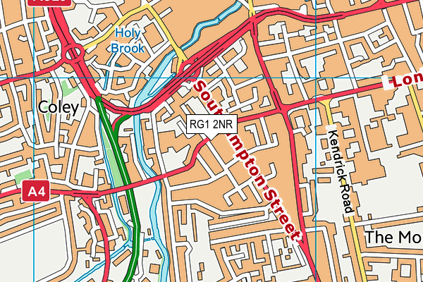 RG1 2NR map - OS VectorMap District (Ordnance Survey)