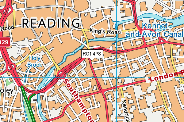 Map of READING ACCOUNTANTS LTD at district scale