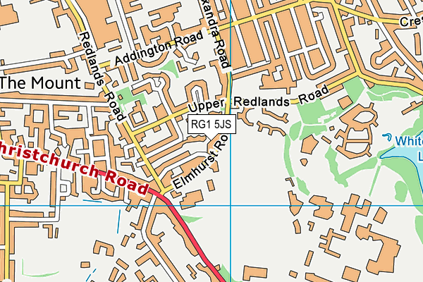 RG1 5JS map - OS VectorMap District (Ordnance Survey)