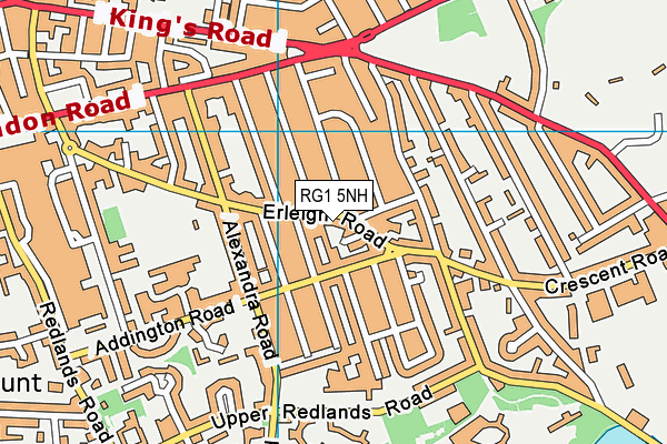 RG1 5NH map - OS VectorMap District (Ordnance Survey)