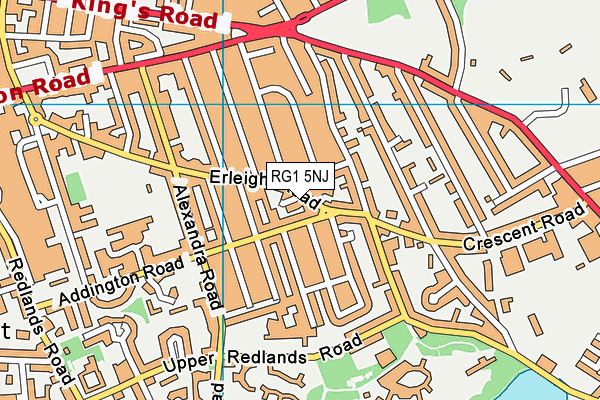 RG1 5NJ map - OS VectorMap District (Ordnance Survey)