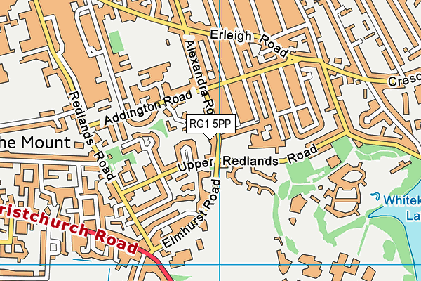 RG1 5PP map - OS VectorMap District (Ordnance Survey)