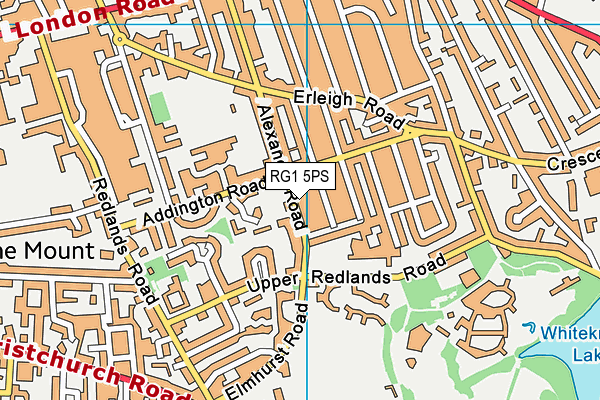 RG1 5PS map - OS VectorMap District (Ordnance Survey)