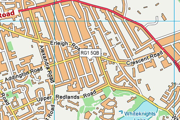 RG1 5QB map - OS VectorMap District (Ordnance Survey)