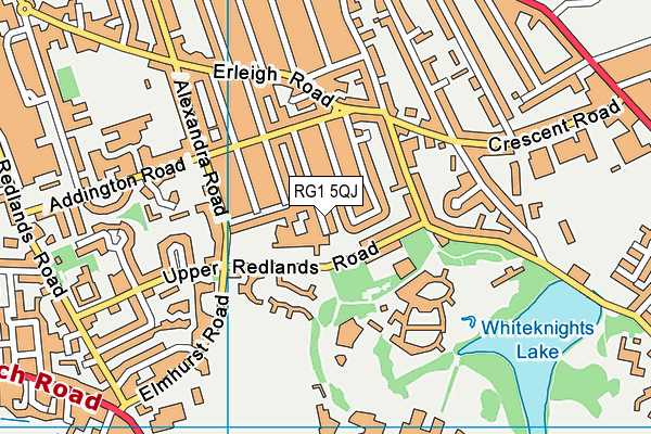 RG1 5QJ map - OS VectorMap District (Ordnance Survey)