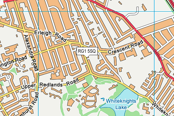RG1 5SQ map - OS VectorMap District (Ordnance Survey)