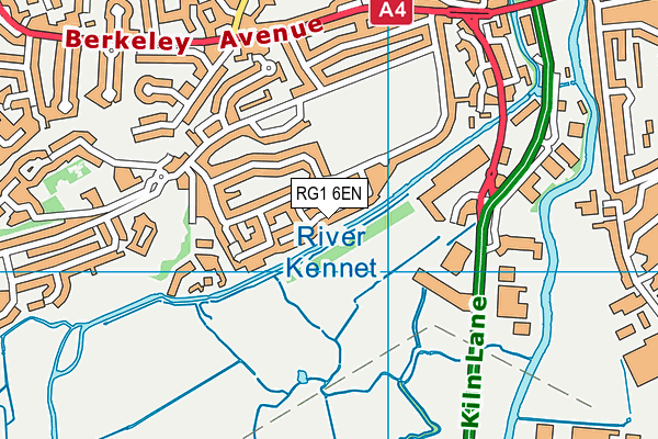 RG1 6EN map - OS VectorMap District (Ordnance Survey)