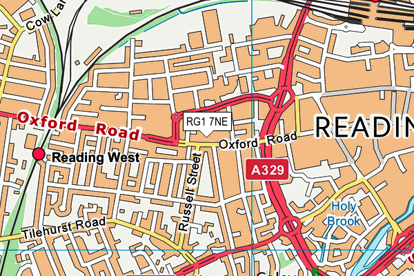 RG1 7NE map - OS VectorMap District (Ordnance Survey)