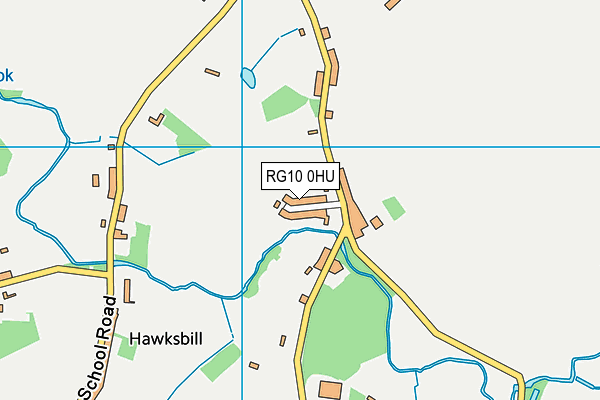 RG10 0HU map - OS VectorMap District (Ordnance Survey)