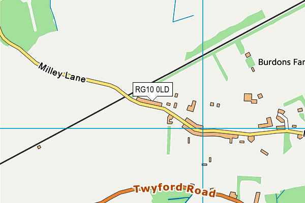 RG10 0LD map - OS VectorMap District (Ordnance Survey)
