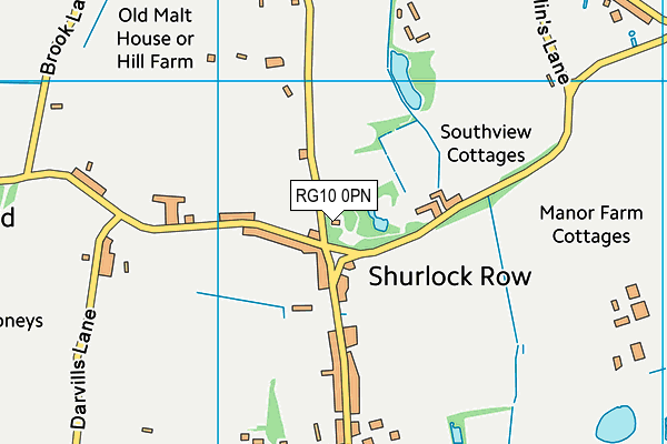 RG10 0PN map - OS VectorMap District (Ordnance Survey)