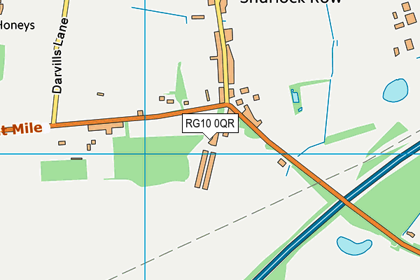 RG10 0QR map - OS VectorMap District (Ordnance Survey)