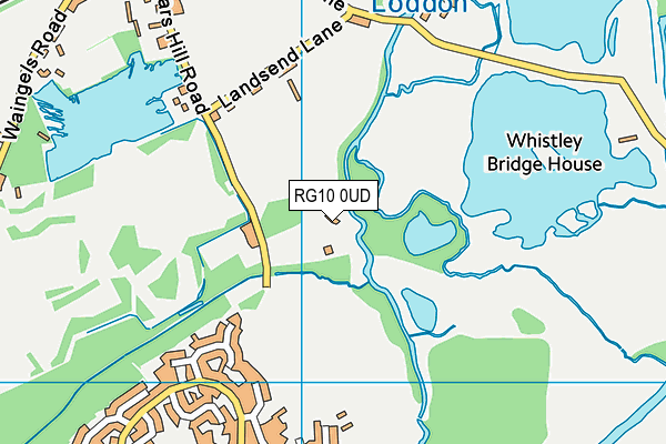 RG10 0UD map - OS VectorMap District (Ordnance Survey)