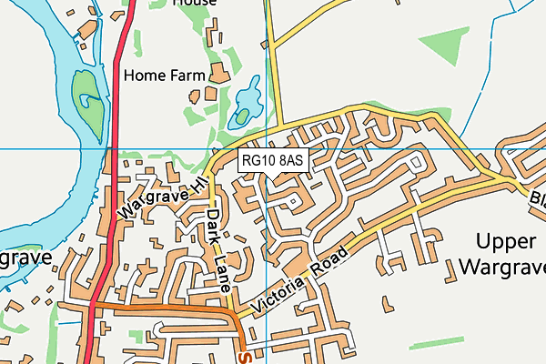 RG10 8AS map - OS VectorMap District (Ordnance Survey)