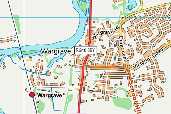 RG10 8BY map - OS VectorMap District (Ordnance Survey)