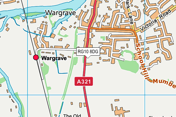 RG10 8DG map - OS VectorMap District (Ordnance Survey)