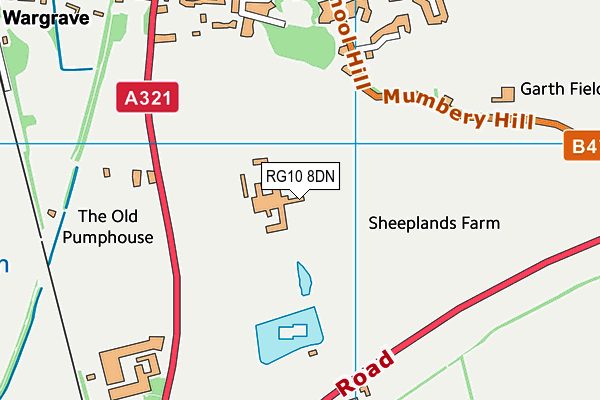 RG10 8DN map - OS VectorMap District (Ordnance Survey)