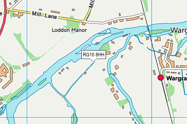 RG10 8HH map - OS VectorMap District (Ordnance Survey)