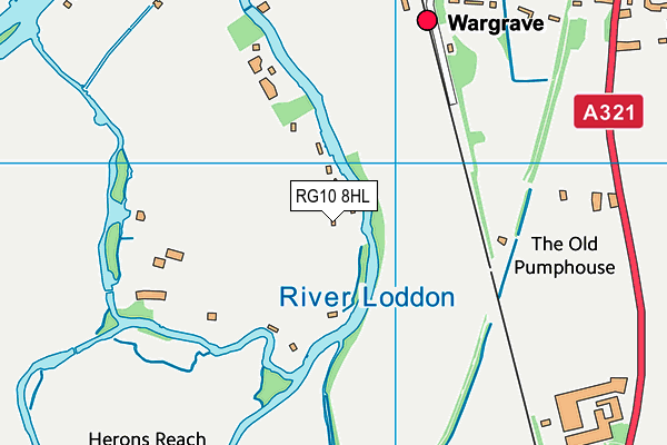 RG10 8HL map - OS VectorMap District (Ordnance Survey)