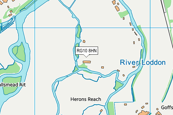 RG10 8HN map - OS VectorMap District (Ordnance Survey)