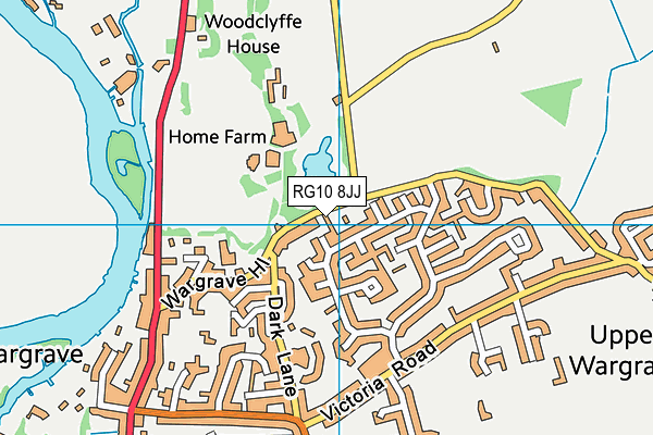 RG10 8JJ map - OS VectorMap District (Ordnance Survey)
