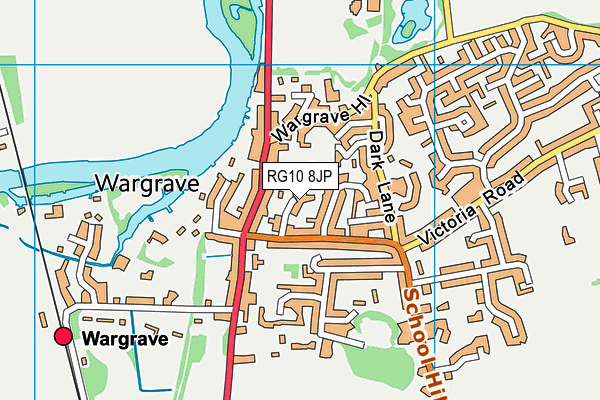 RG10 8JP map - OS VectorMap District (Ordnance Survey)