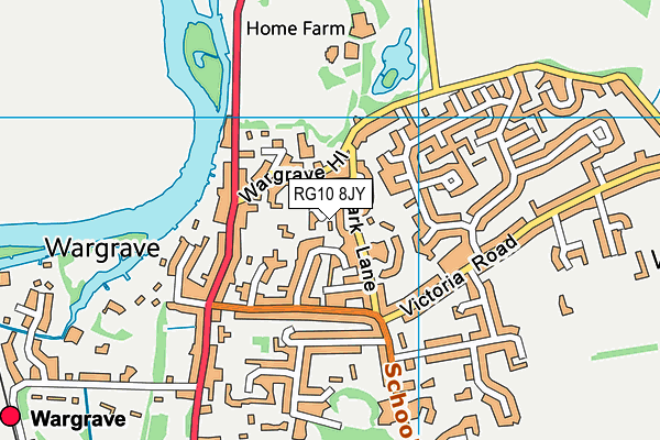 RG10 8JY map - OS VectorMap District (Ordnance Survey)