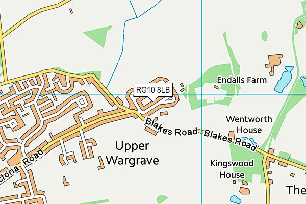 RG10 8LB map - OS VectorMap District (Ordnance Survey)