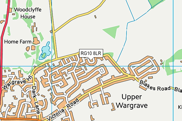 RG10 8LR map - OS VectorMap District (Ordnance Survey)