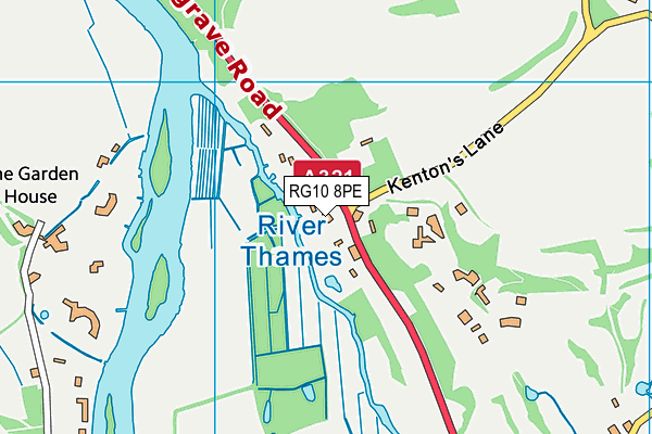 RG10 8PE map - OS VectorMap District (Ordnance Survey)