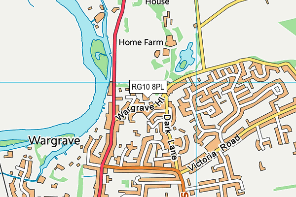 RG10 8PL map - OS VectorMap District (Ordnance Survey)