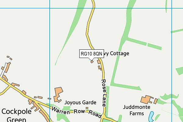 RG10 8QN map - OS VectorMap District (Ordnance Survey)