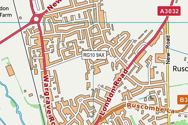 Polehampton Ce Junior School map (RG10 9AX) - OS VectorMap District (Ordnance Survey)