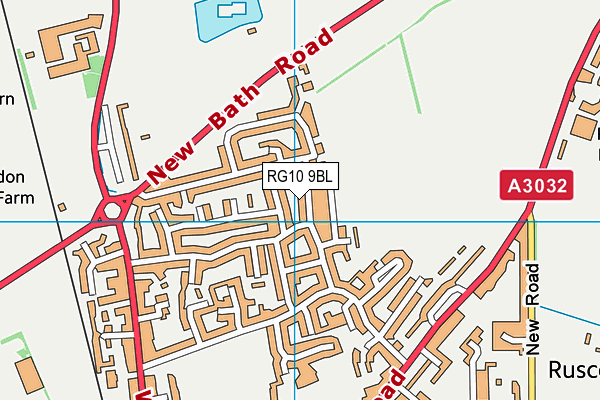 RG10 9BL map - OS VectorMap District (Ordnance Survey)