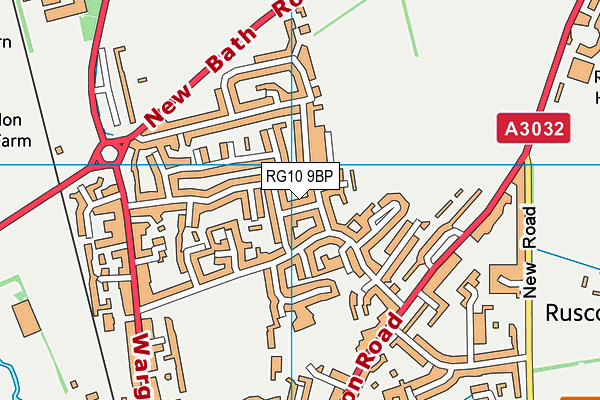 RG10 9BP map - OS VectorMap District (Ordnance Survey)