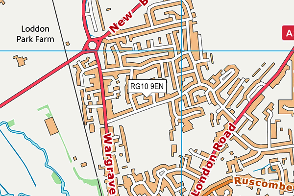 RG10 9EN map - OS VectorMap District (Ordnance Survey)