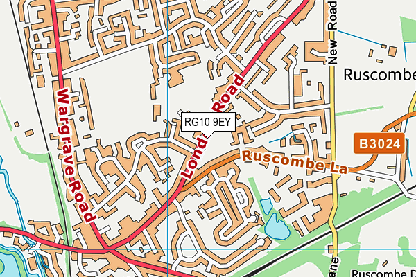 RG10 9EY map - OS VectorMap District (Ordnance Survey)
