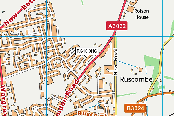 Map of RUSCOMBE CONSTRUCTION & INTERIORS LTD at district scale