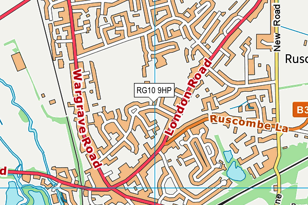 RG10 9HP map - OS VectorMap District (Ordnance Survey)