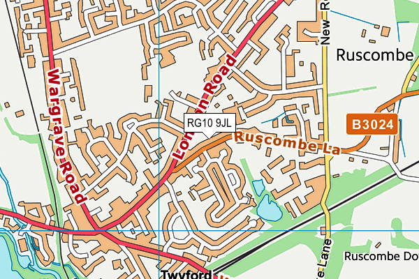 RG10 9JL map - OS VectorMap District (Ordnance Survey)