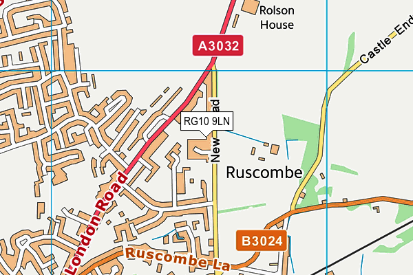 Map of RUSCOMBE MANAGEMENT SERVICES LIMITED at district scale